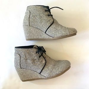 Toms Gray Ankle Boots